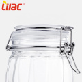 Lilac FREE Sample wide mouth glass bottles jars